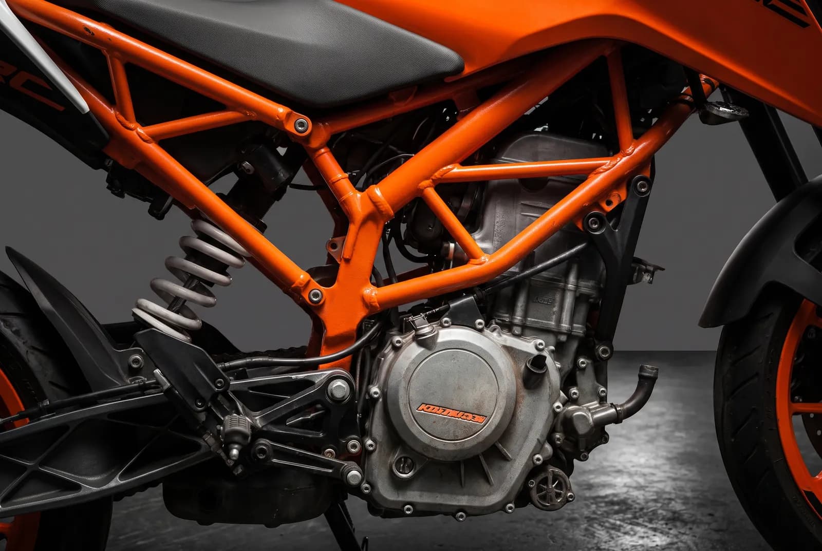 Detail van een KTM