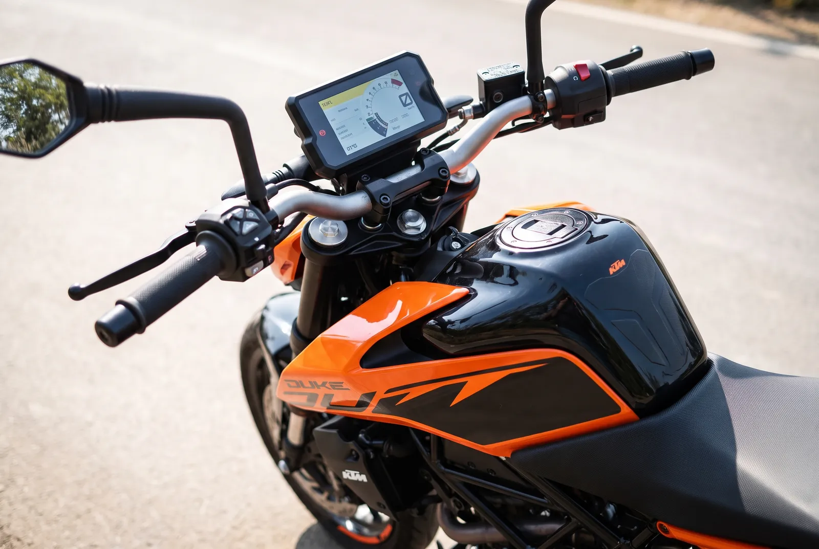 Interieur van een KTM